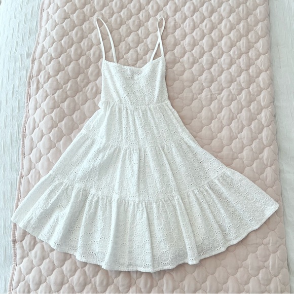 Joie Other - BEAUTIFUL Joie White Eyelet Spaghetti Strap Dress | Girls 5T
